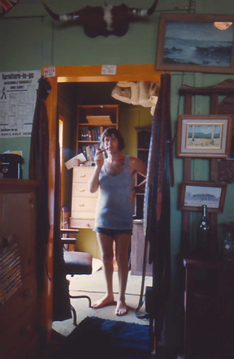 photo of Hamilton inside Abracadabra in the 1970s