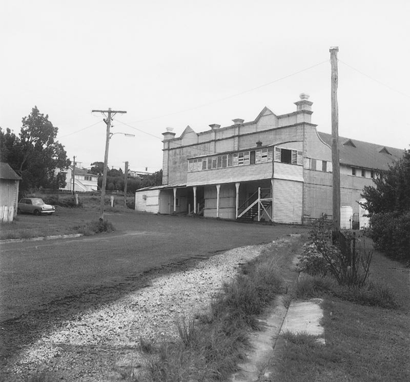 photo of the A&I Hall in Bangalow in the 1970s
