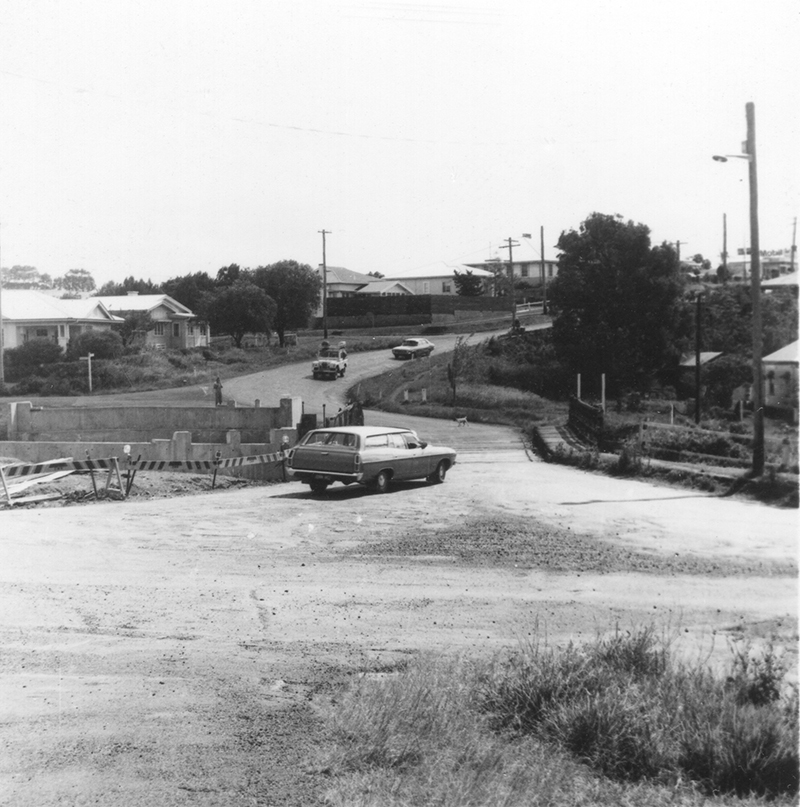 photo of Byron St Bangalow in the 1970s