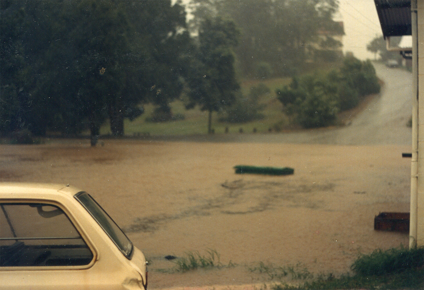 1988 photo of Bangalow flood